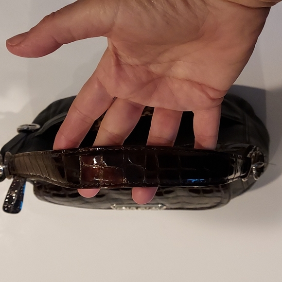 Women's Vintage Brighton #E593527 Black Pebble Leather Shoulder Handbag 💥💥 - Picture 8 of 16